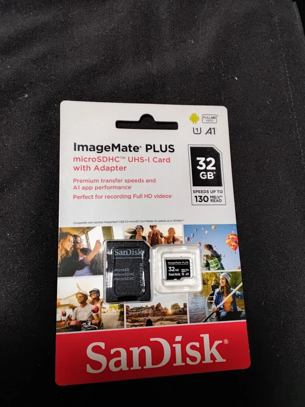 SanDisk image mate Plus Micro SDHC UHS-1 Card with adapter 32GB New